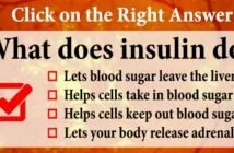 What does insulin do? Diabetes Quiz