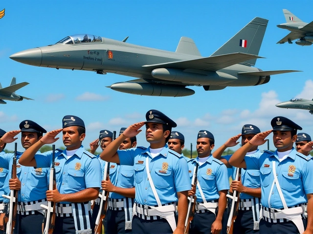 IAF Celebrates 93rd Foundation Day with Joint Army‑Navy‑Air Parade