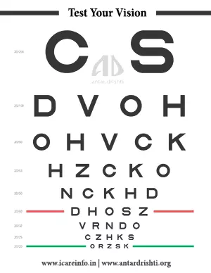 Free Vision Test Chart to download
