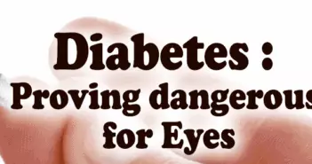 Diabetes Proving dangerous for eyes