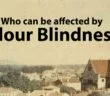Who can be affected by colour blindness?