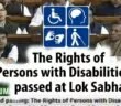 Rights of Persons with Disabilities Bill passed in Lok Sabha